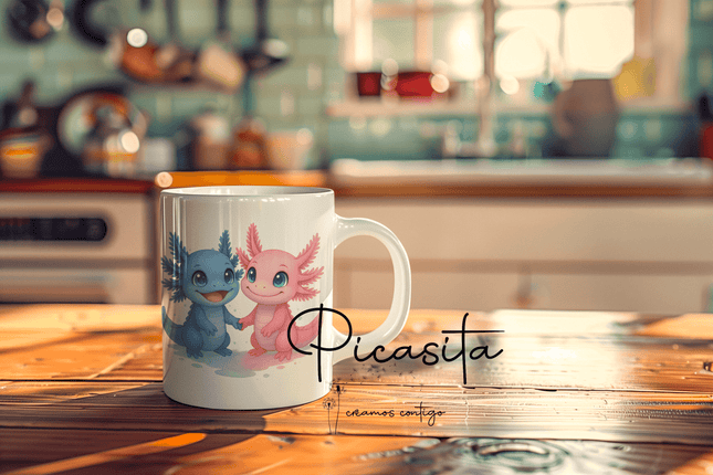 Tazas de Ajolotes