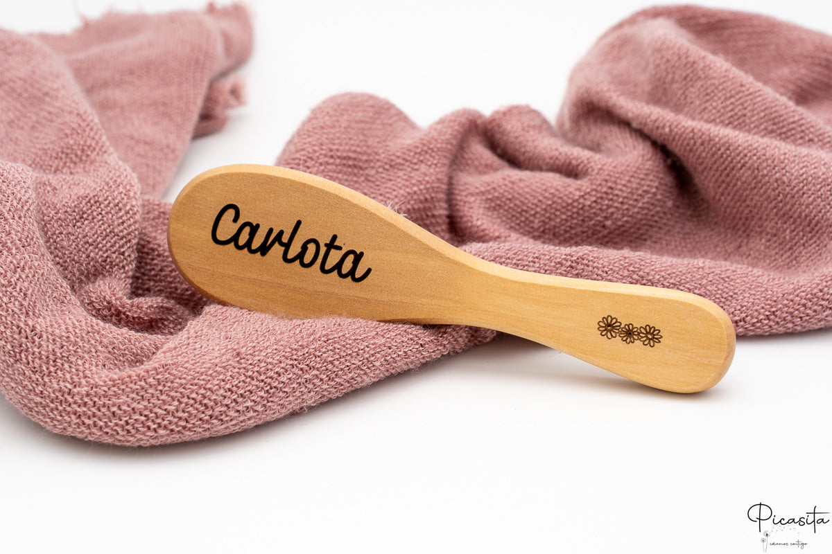 Cepillo de Madera Ultrasuave para Bebés