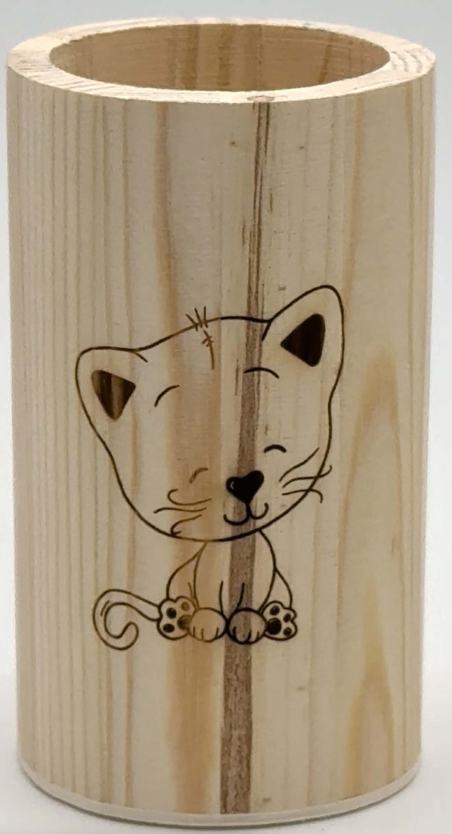 Personalized Wooden Pencil Holder