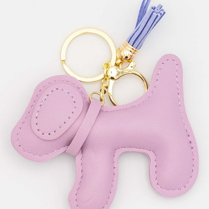 Colgantes para Bolsos de Cuero PU Otros Perros Fucsia