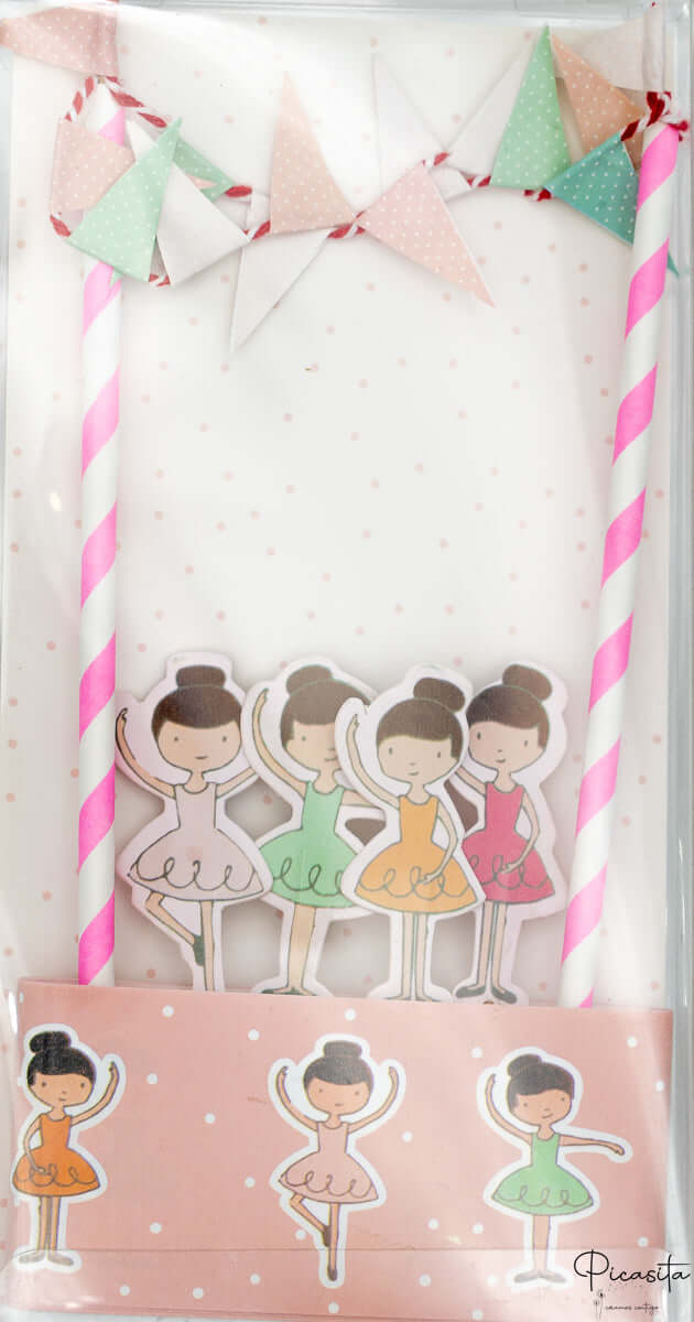 Decoración Tartas de Cumpleaños | Topper Tarta Temático Bailarinas