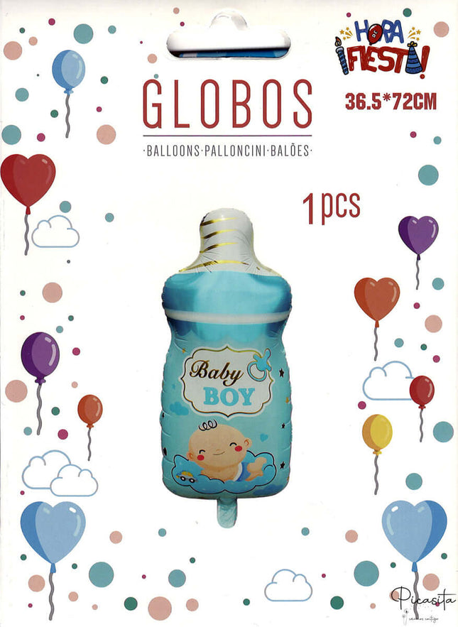 Globos BabyShower Biberon Niño Baby Boy