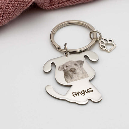 Llavero Perro con Foto y Nombre
