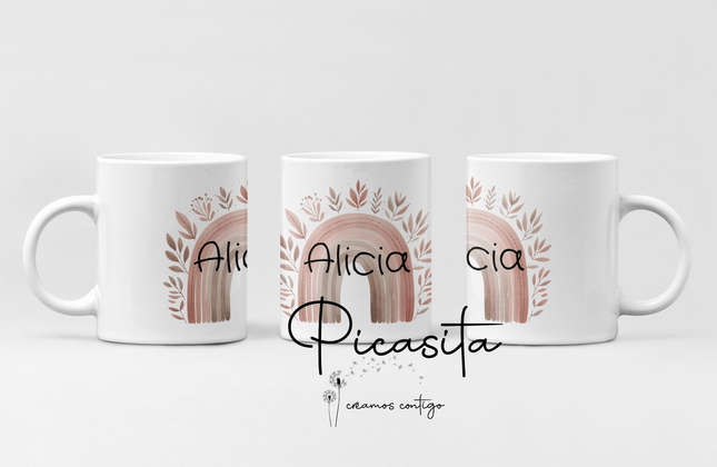 Tazas Personalizadas con Nombre de Bebé
