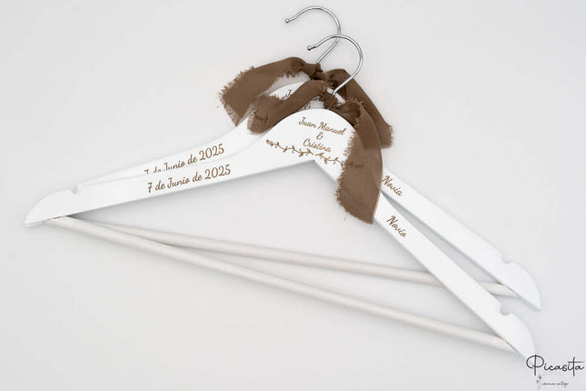 Percha para Testigos de Boda | Regalo para Testigos de Boda