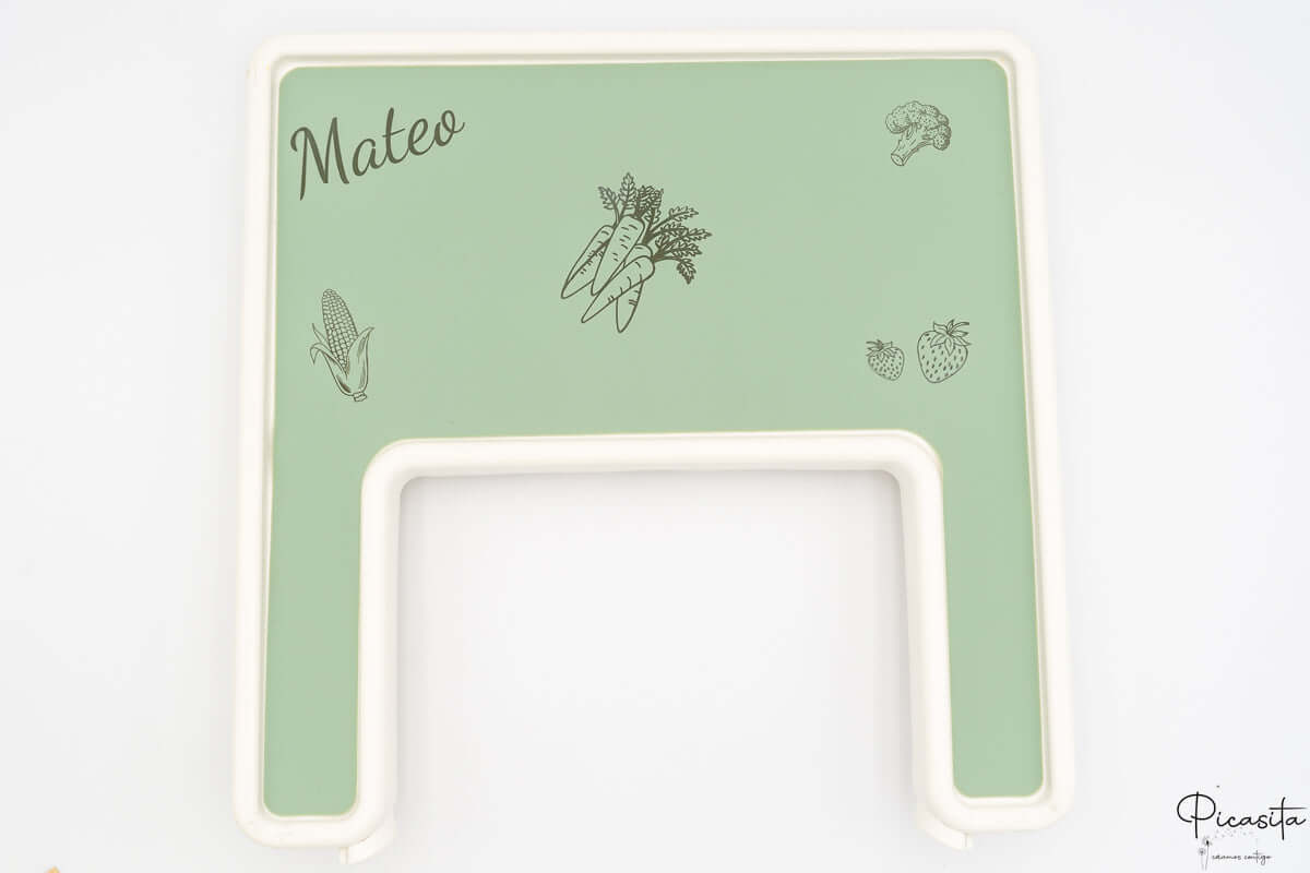 Mantel de Silicona Personalizado para Trona IKEA Antilop