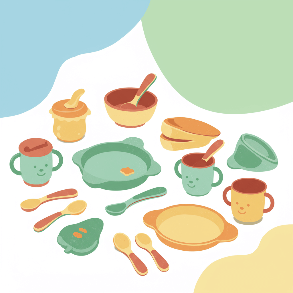 Guía para elegir la vajilla perfecta para tu bebé: Materiales, seguridad y más