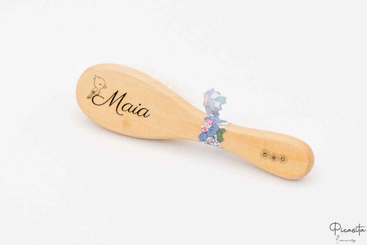 Cepillo de Madera Ultrasuave para Bebés