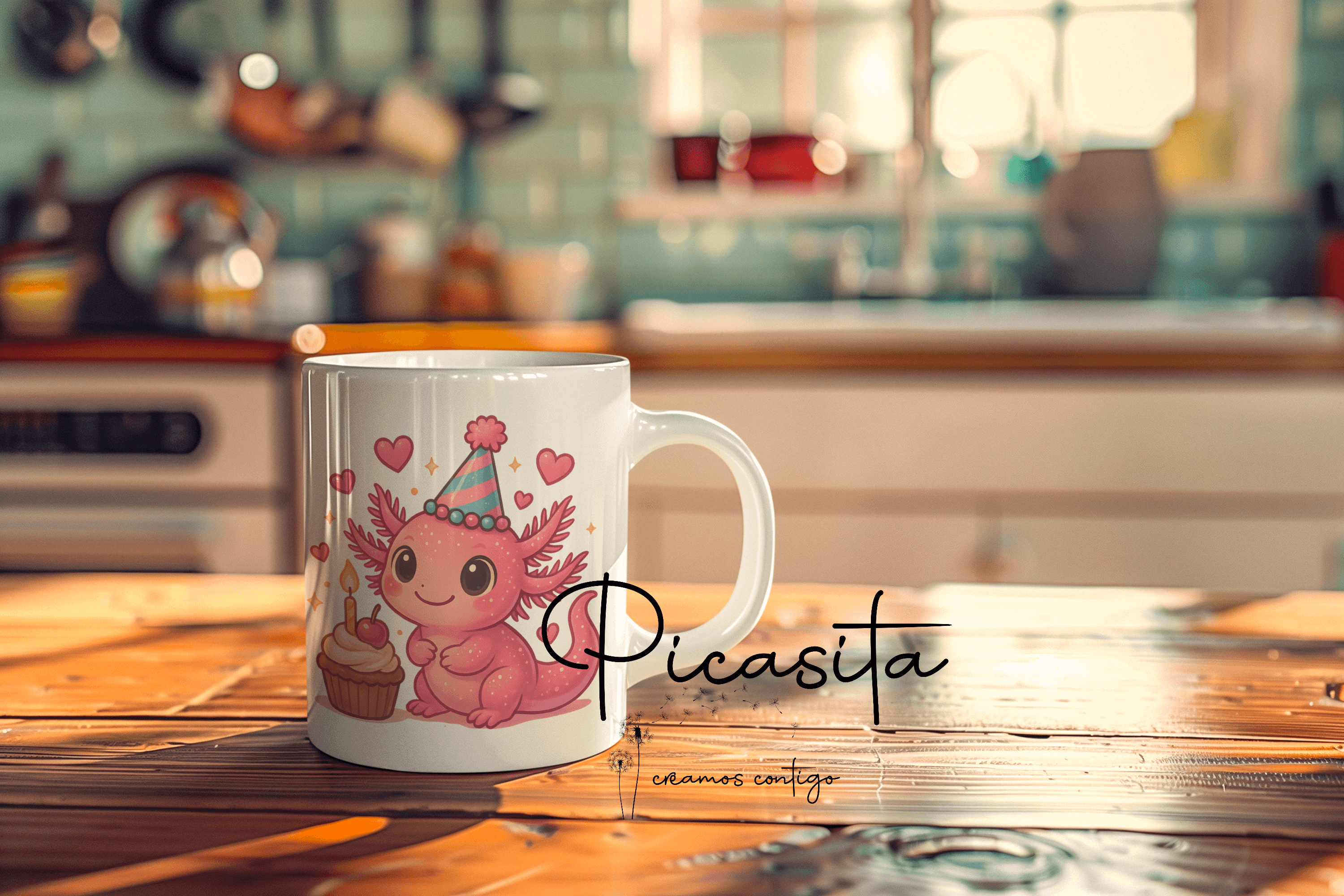 Tazas de Ajolotes