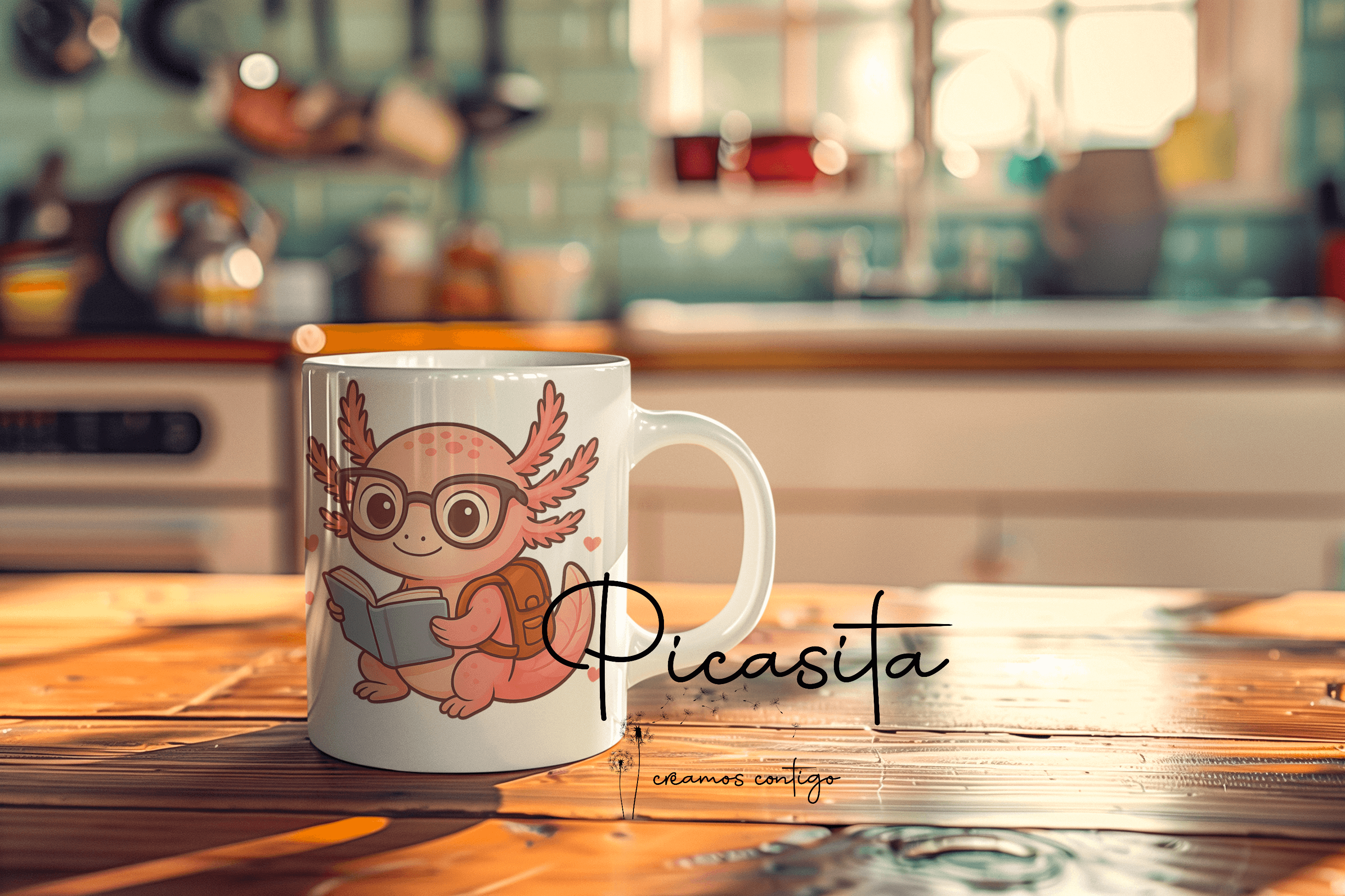 Tazas de Ajolotes