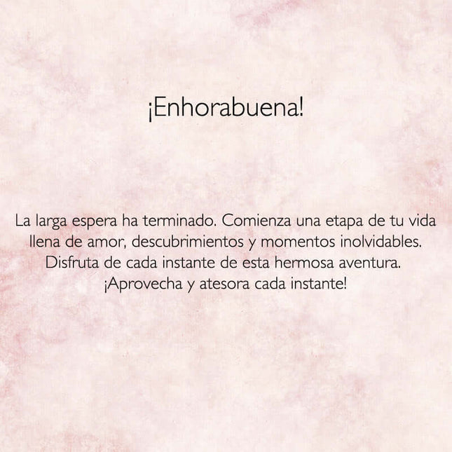 Añadir Felicitación y Envolver en Film Transparente Rosa