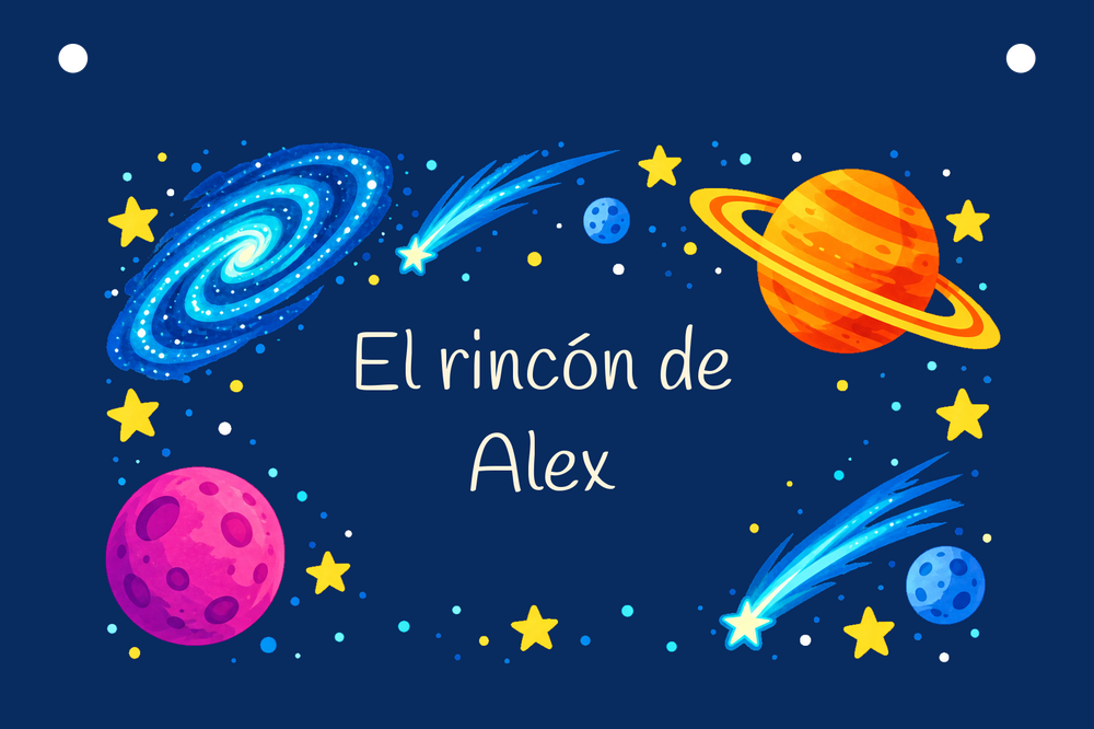 Vista previa dixital do cartel El rincón de Alex con Cosmos eléctrico.
