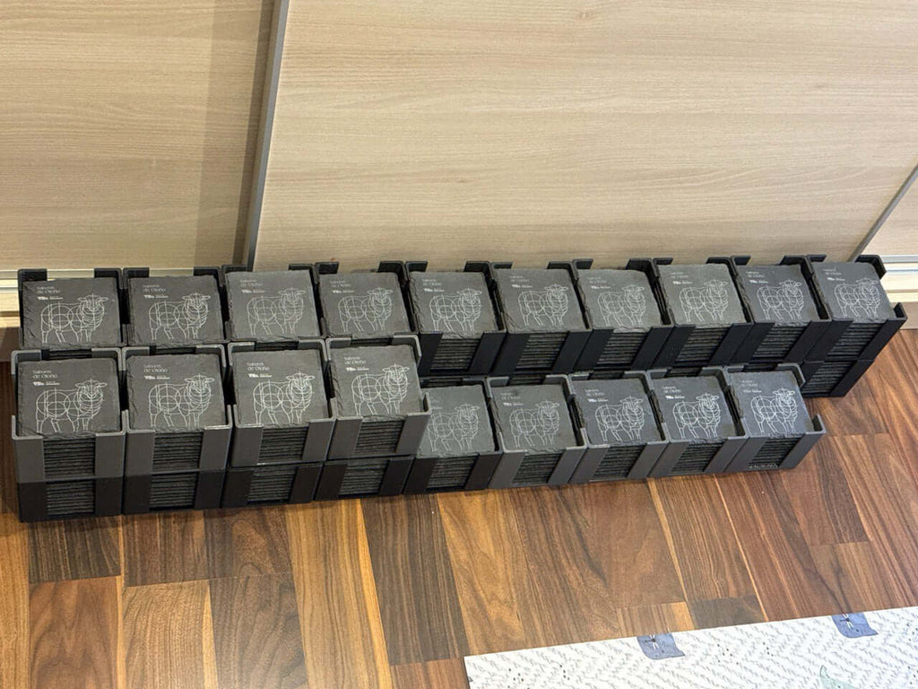 Posavasos de Pizarra Cuadrados Personalizados