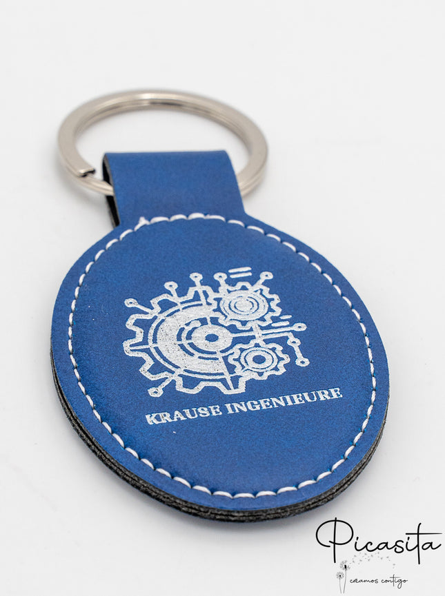 Llaveros de Cuero Sintetico Personalizados