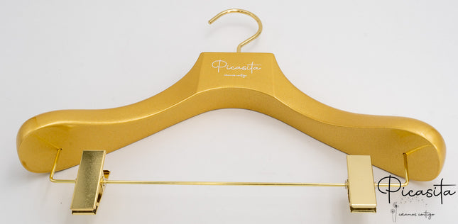 Cintres Dorés Personnalisés