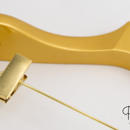 Personalisierte goldene Kleiderbügel