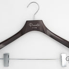 PCL02 (Faggio · Marrone · 44.5cm · 5cm · Mollette Argentate)