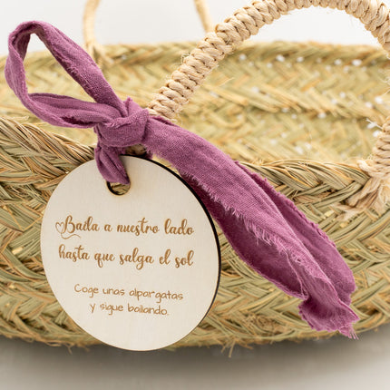 Cesto para Alpargatas de Casamento