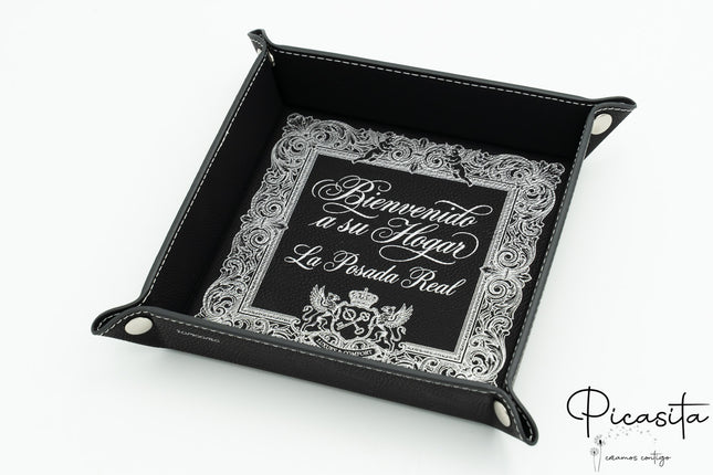 Vassoio Portatutto in Pelle