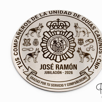 Sottobicchieri in Acciaio Incisi