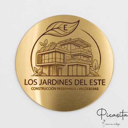 Sottobicchieri in Acciaio Incisi