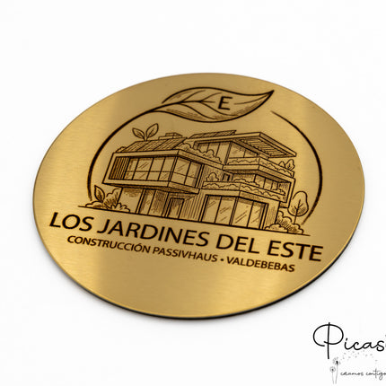 Sottobicchieri in Acciaio Incisi