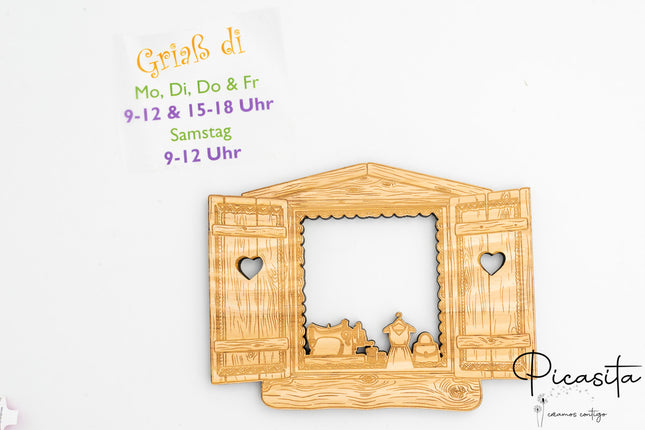 Cartel de Horario de Apertura Personalizado