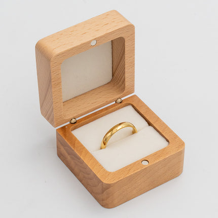 Doppelte Ringbox mit Fenster