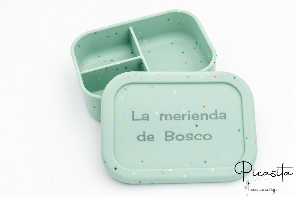 Tupper de Silicona XL con Compartimentos
