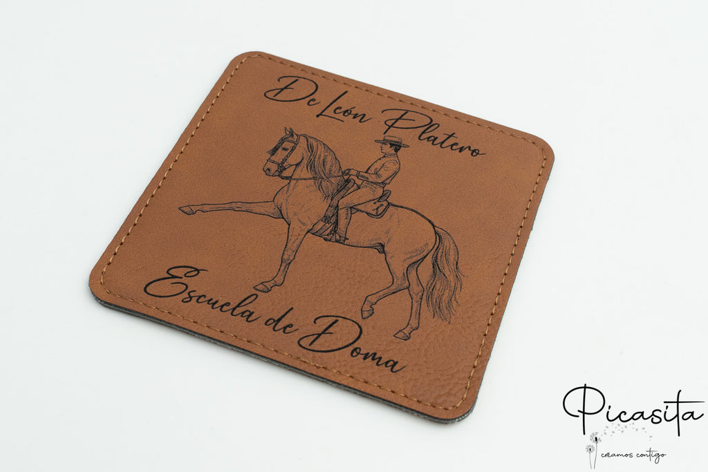 Posavasos de Coiro Sintético