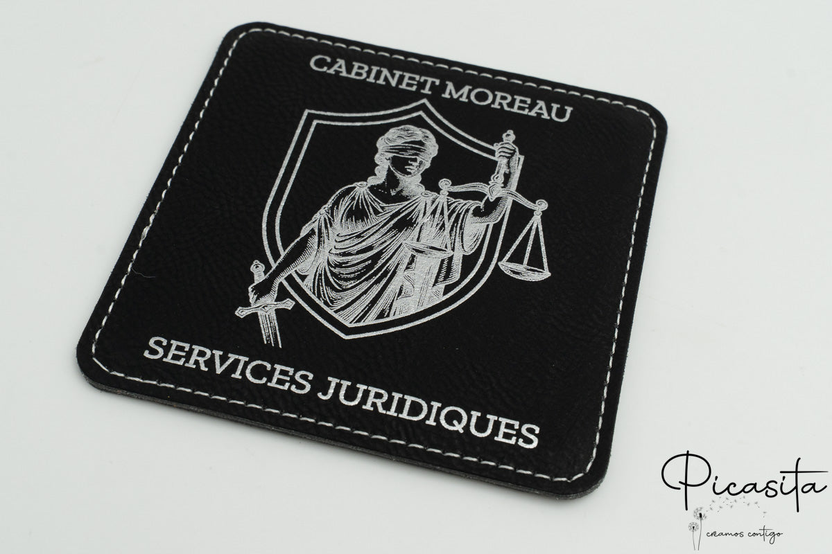 Posavasos de Coiro Sintético