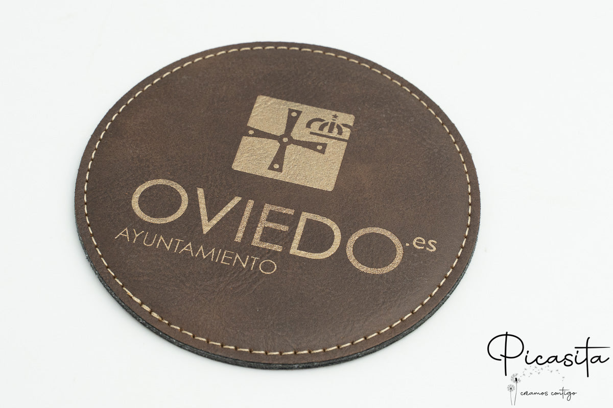 Posavasos de Coiro Sintético