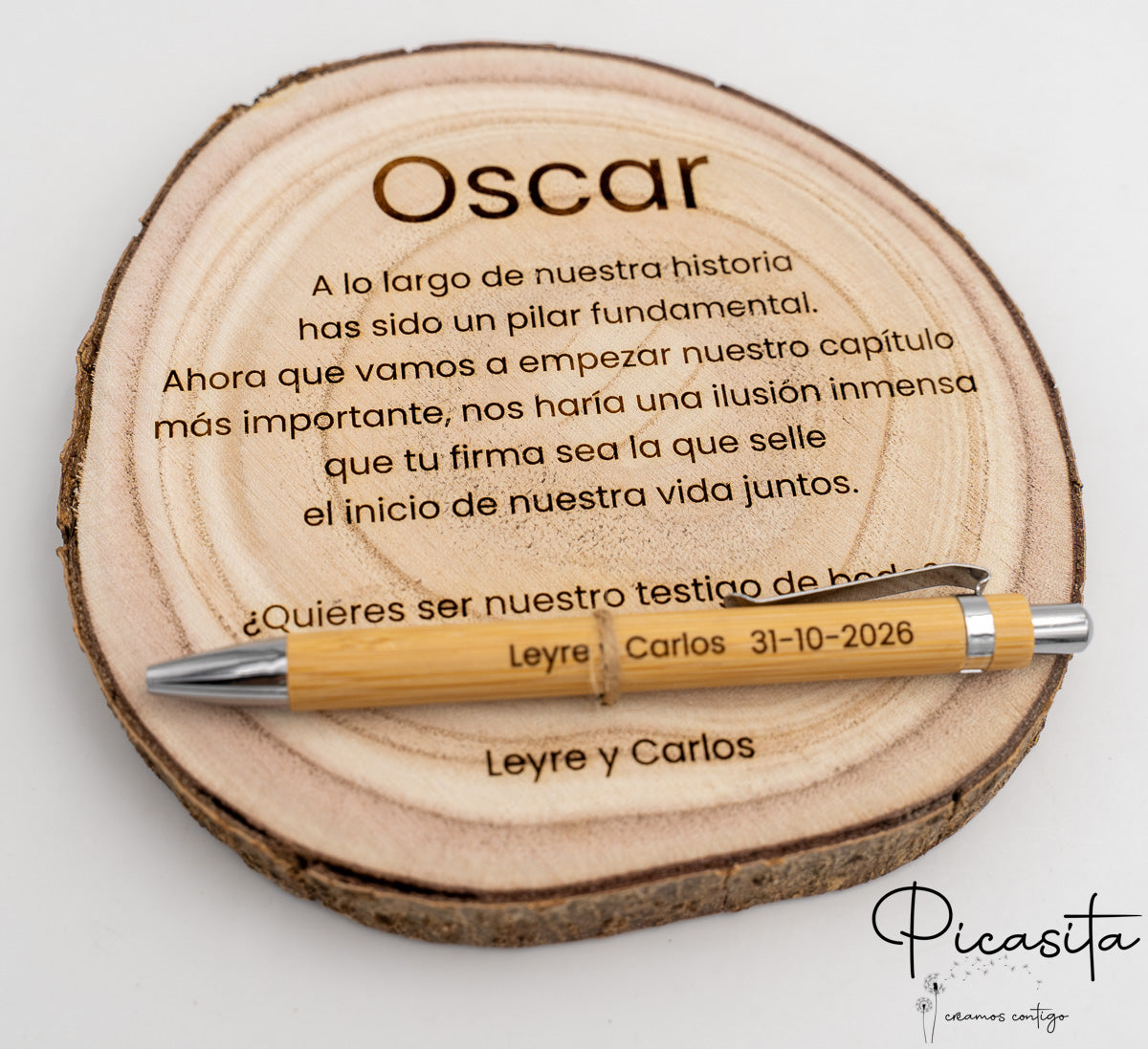 ¿Queres ser o meu testemuña, chófer, padriño?