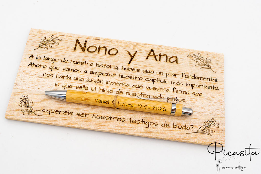 ¿Quieres ser mi Testigo?