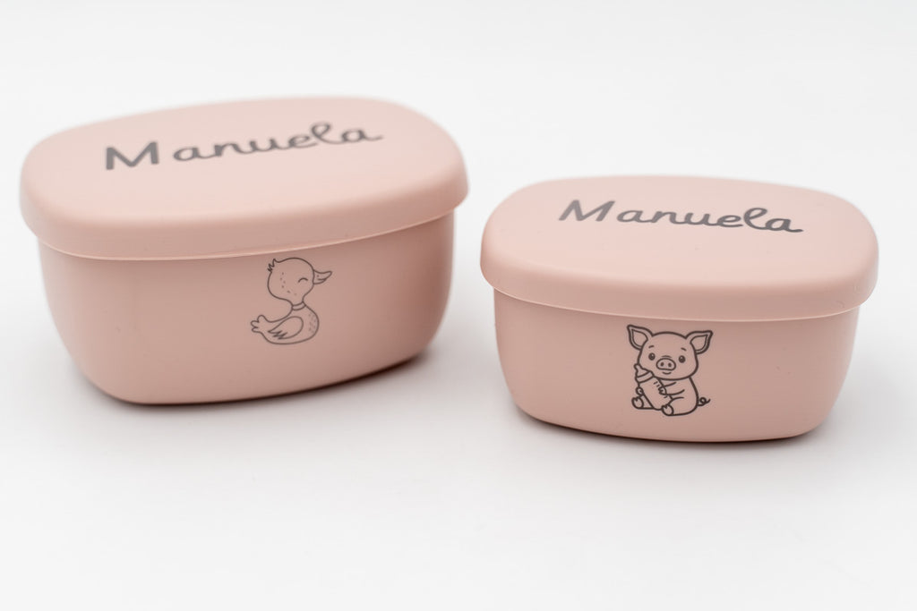 Tuppers de Silicona Personalizados Pequeños (2 Uds)
