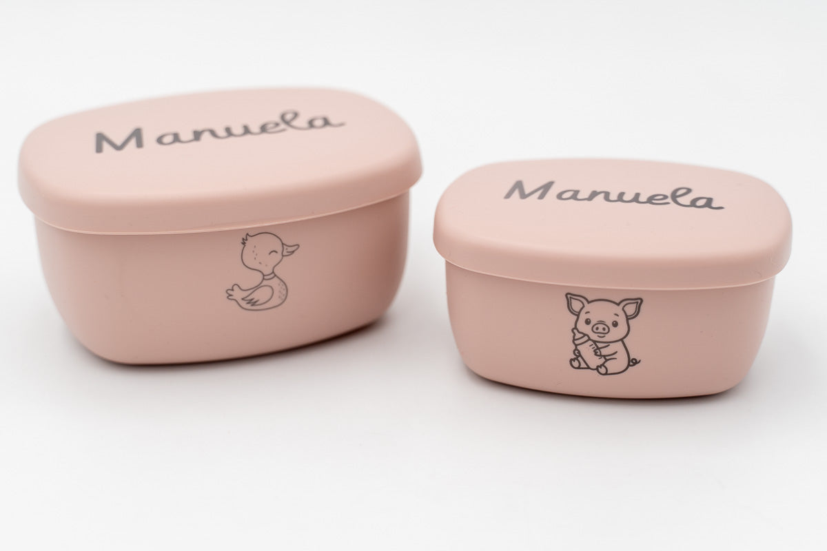 Tuppers de Silicona Personalitzats Petits (2 Uds)