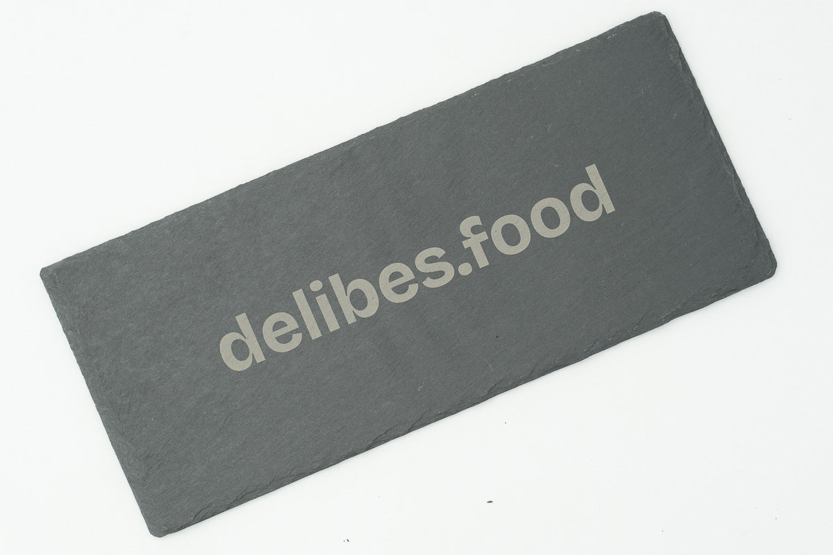 Plato de Pizarra Personalizado para Canapés y Aperitivos