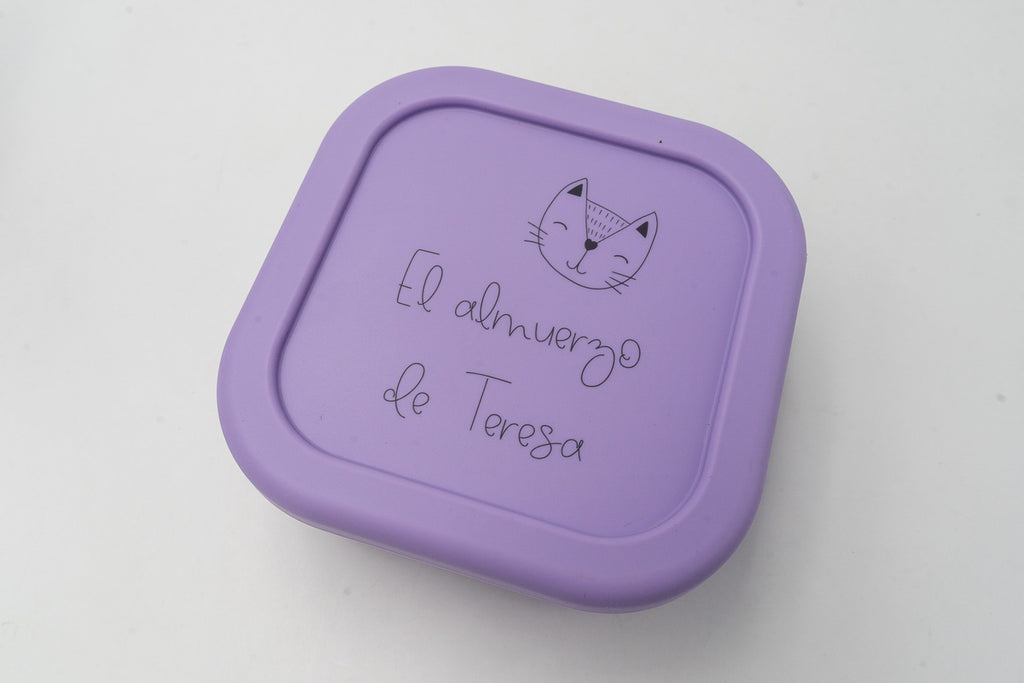 Tupper de Silicona Personalizado Mediano