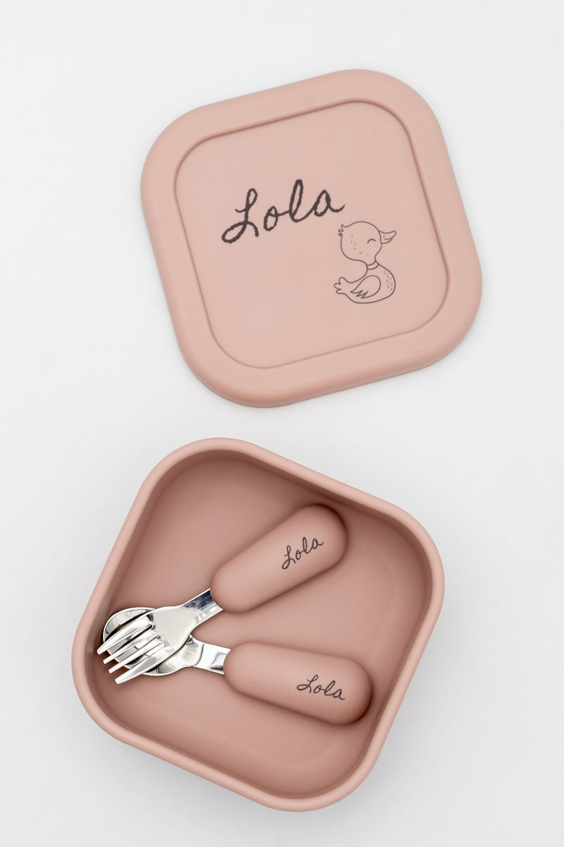 Tupper de Silicona Personalizado Mediano