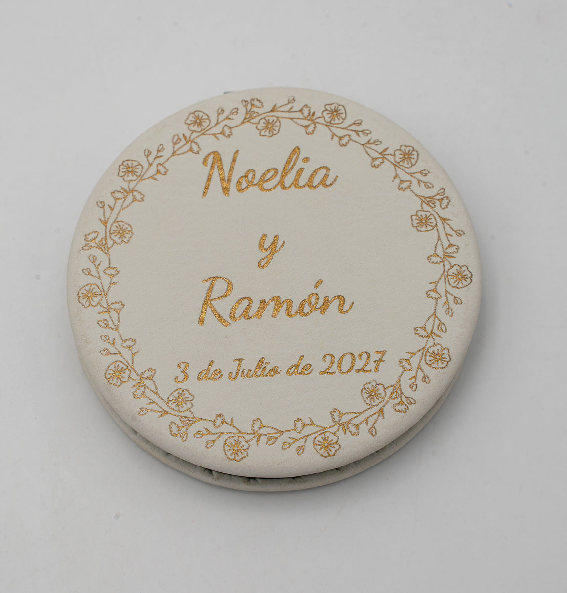 Espejos Personalizados Acero y Cuero PU