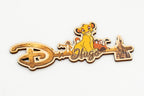 Disney giltza izen pertsonalizatuarekin eta Lehoi Erregea filmeko pertsonaiekin