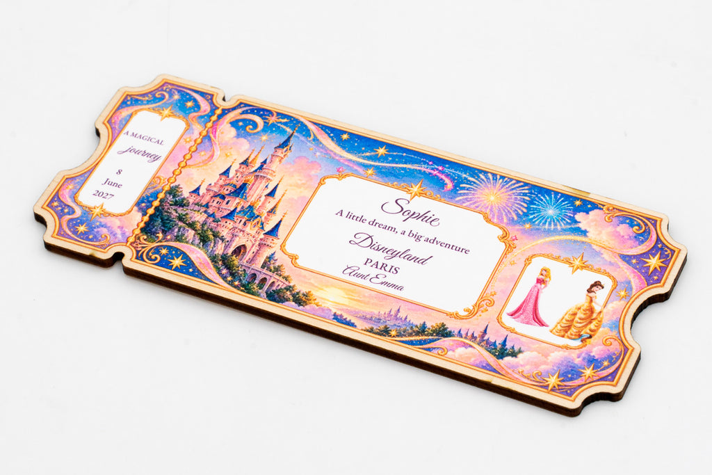 Invitación a Disneyland Paris personalizada