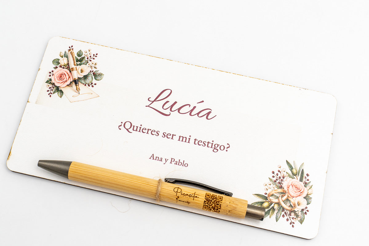 ¿Quieres ser mi Testigo de Boda?