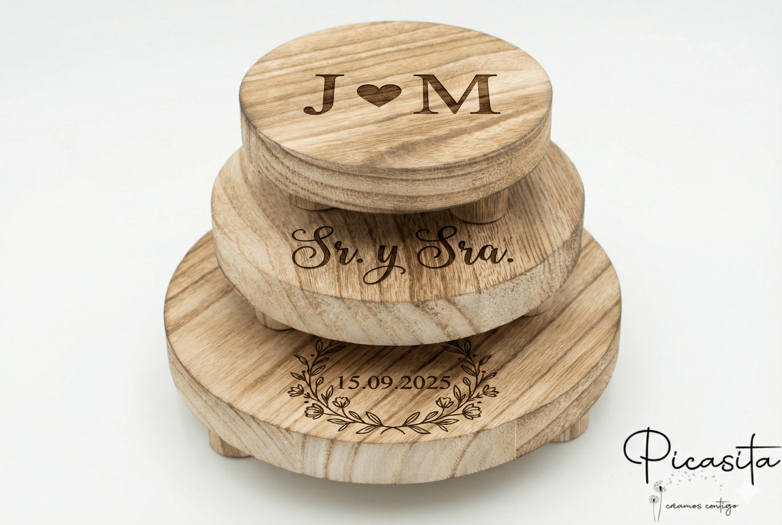 Soportes de Mesa de Boda (Pack de 3)