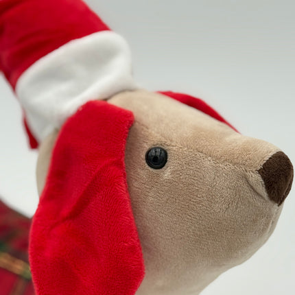 Perrito Navideño Sujeta Puertas