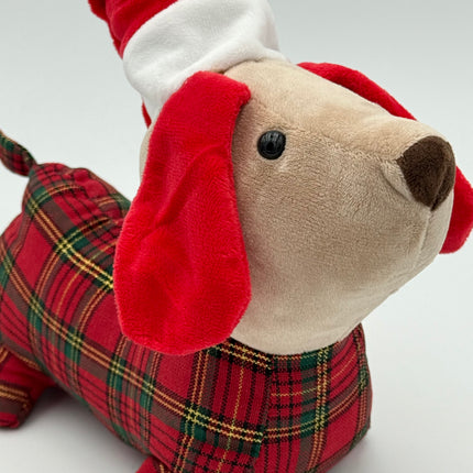 Perrito Navideño Sujeta Puertas