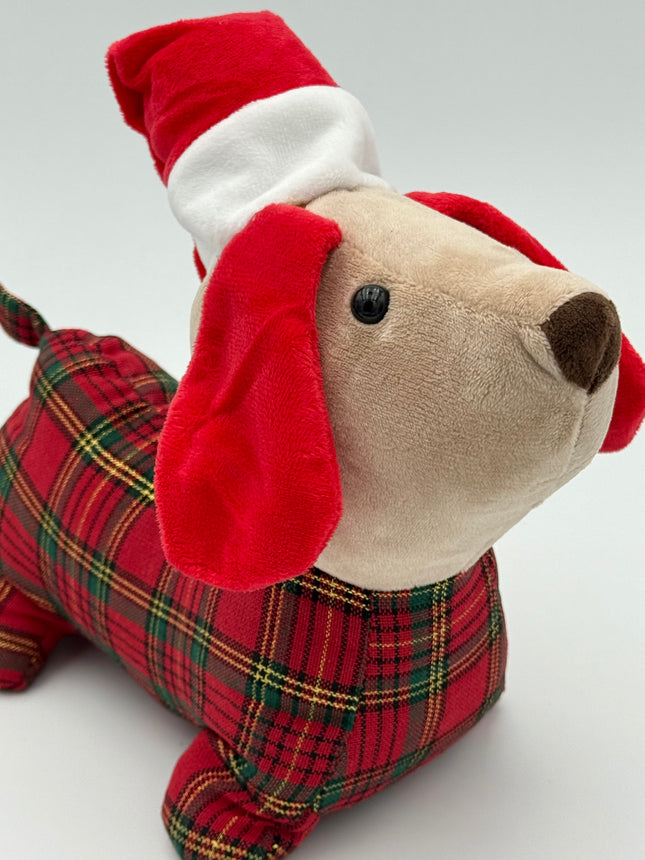 Perrito Navideño Sujeta Puertas