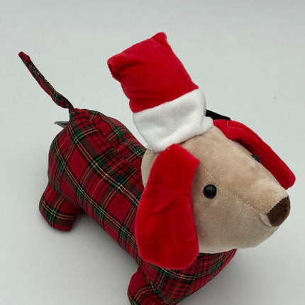 Perrito Navideño Sujeta Puertas