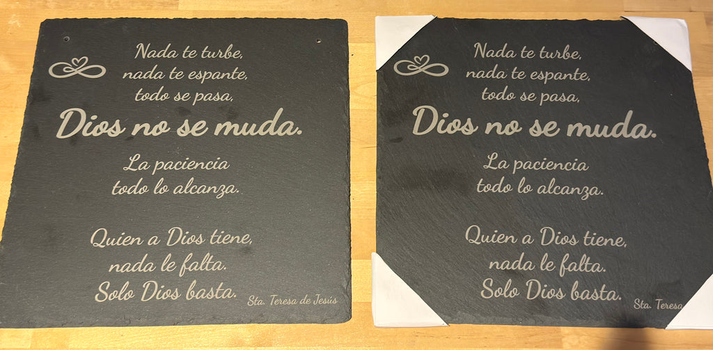 Plato de Pizarra Personalizado