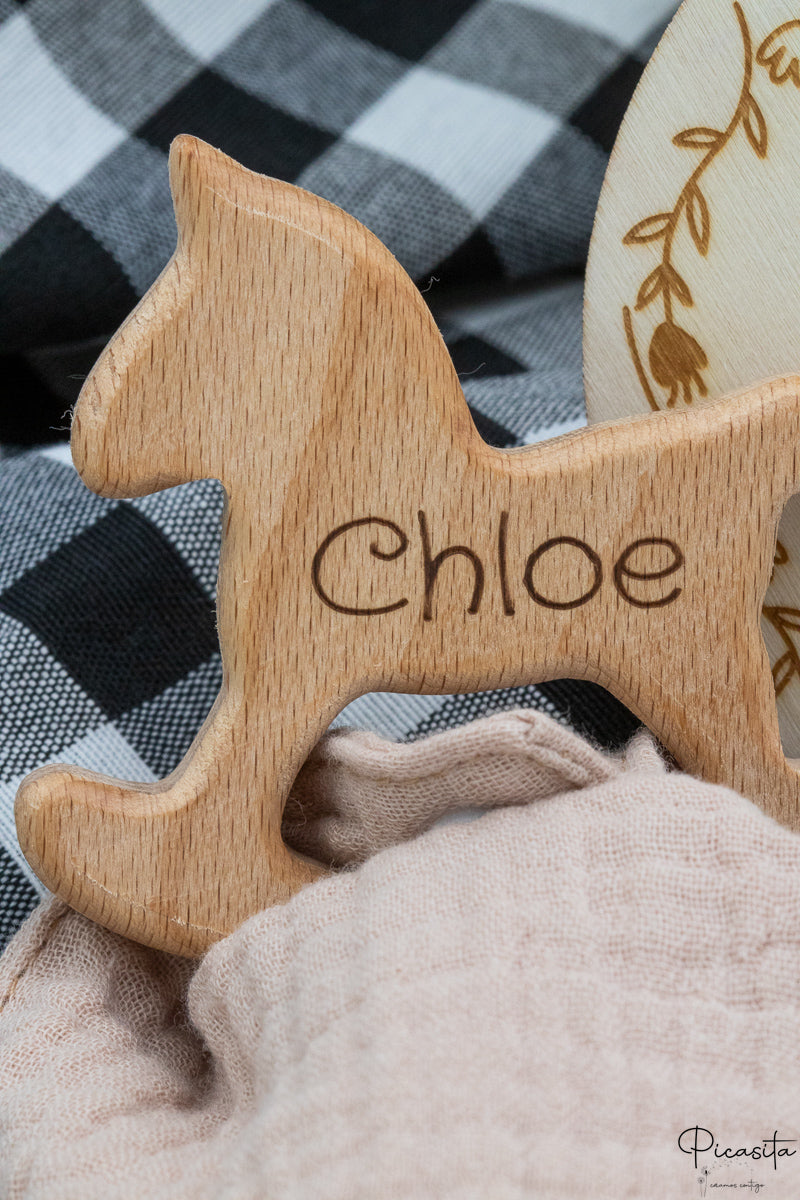 Canastilla Bebé Beige Personalizada